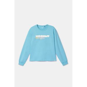 Damespyjama lange mouwen 824 blauw