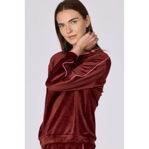Dames homewear set 471 bordeaux