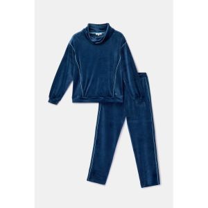 Dames homewear set 881 donkerblauw