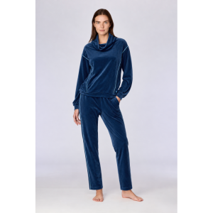 Dames homewear set 881 donkerblauw