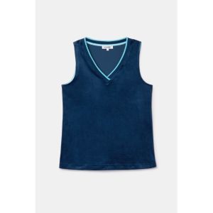 Dames homewear set met topje 881 donkerblauw