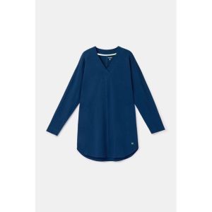 Slaapkleedje lange mouwen 881 donkerblauw