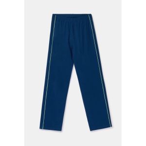 Damespyjama lange mouwen 881 donkerblauw