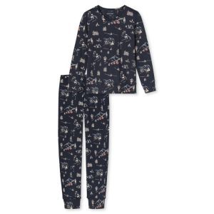Damespyjama lange mouwen 904 multicolor