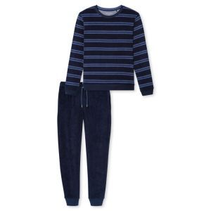 Herenpyjama in badstof 861 deep sea bl