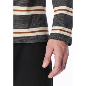 Herenpyjama met lange mouwen 000 schwarz