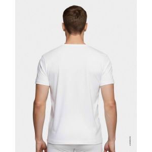 Heren onderhemd korte mouw V 001 wit