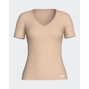 Thermo t-shirt v-neck 144 beige